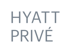Hyatt Privé partner program logo for Belle Vie Travel hotel perks.