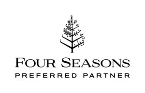 Four Seasons Preferred Partner program logo featured on Belle Vie Travel perks page.